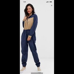 Contrast jumpsuit